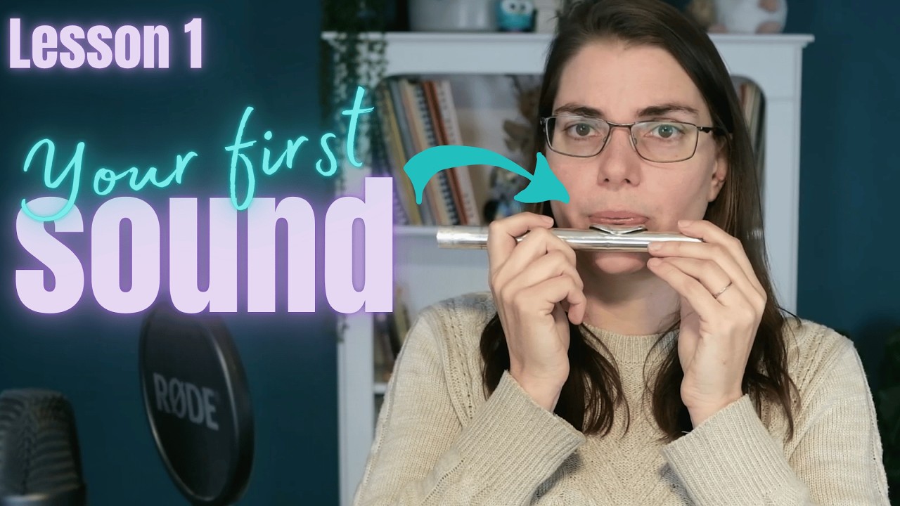 Beginner flute lesson for adults | How to make your FIRST sound