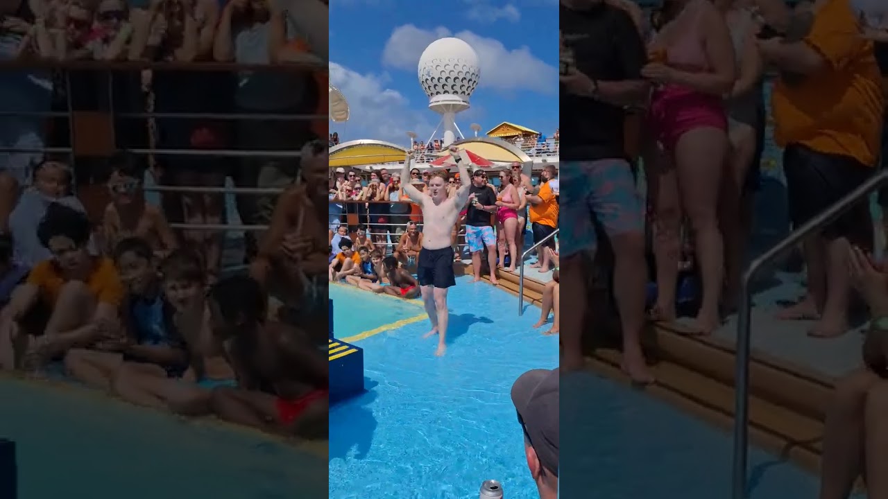 Freedom of the seas Belly Flop March 6th 2026. Battery went before the end