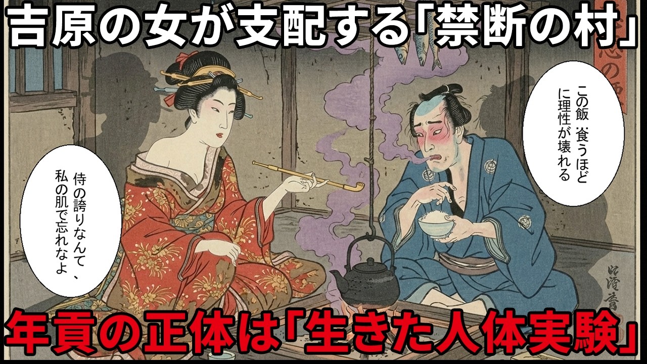 吉原の女が支配する「薬漬け」の村。年貢の代わりに差し出されたのは…歴史から消された禁断の実験