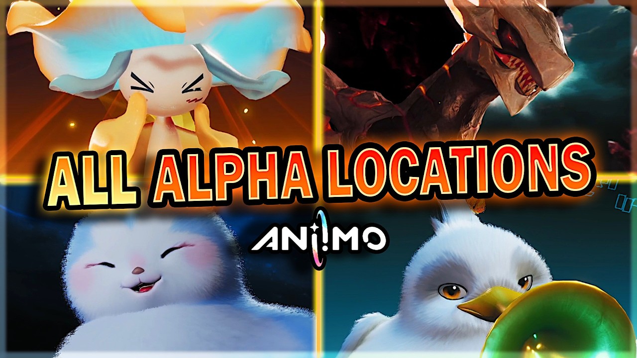 All Alpha Aniimo Locations | Aniimo Guide