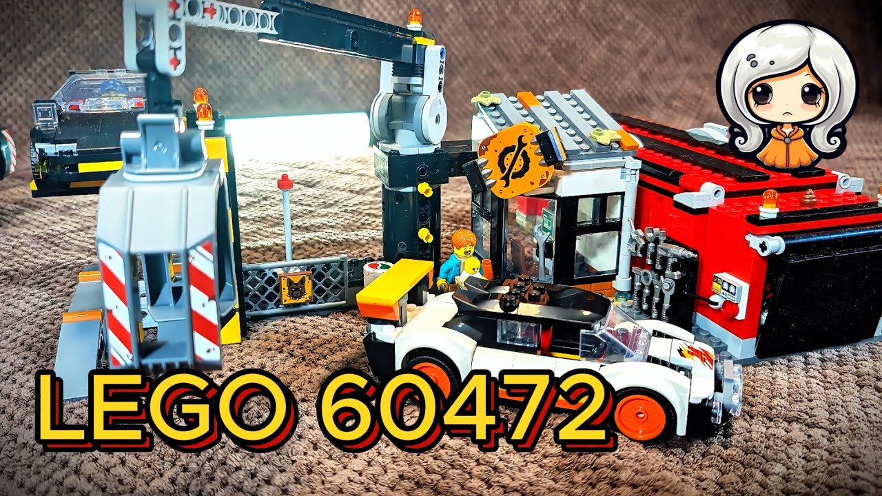 Kreatywna zabawa z c&oacute;rką: Zgniatanie Samochodu Złomowisko z samochodami LEGO 60472