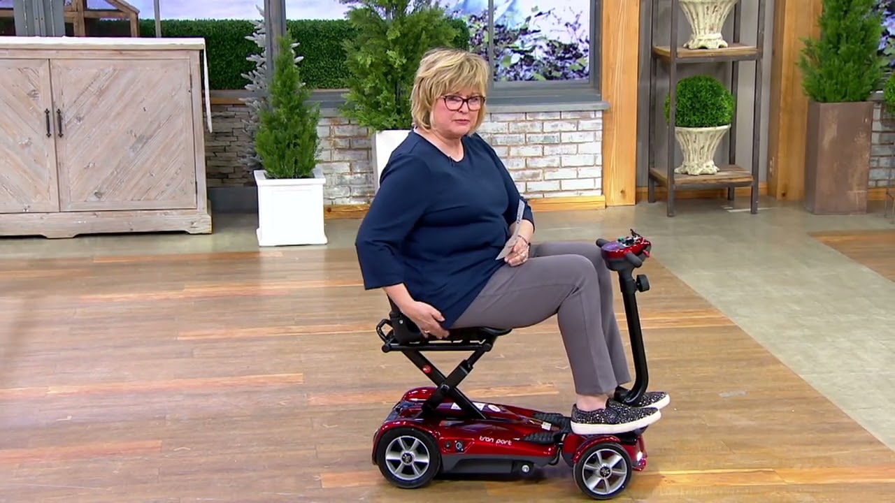 EV Rider Auto Fold 4-Wheel Mobility Scooter on QVC