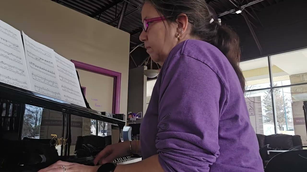 Dyskinesia due to Parkinson's meds / piano 