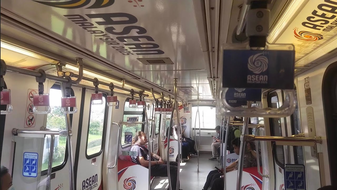 LRT Kelana Jaya Line | Innovia ART 200 (Set 44)[Asean Malaysia Wrap] Ride | Taman Jaya → Kelana Jaya