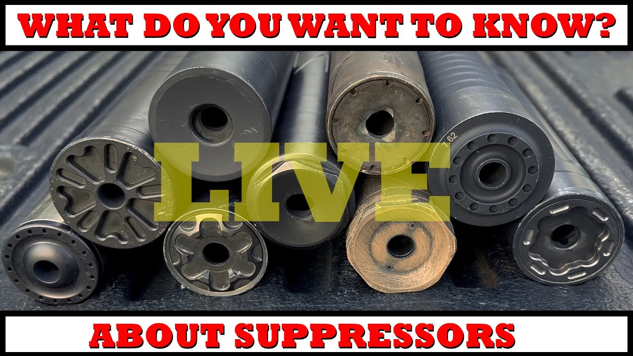 All About Suppressors Livestream