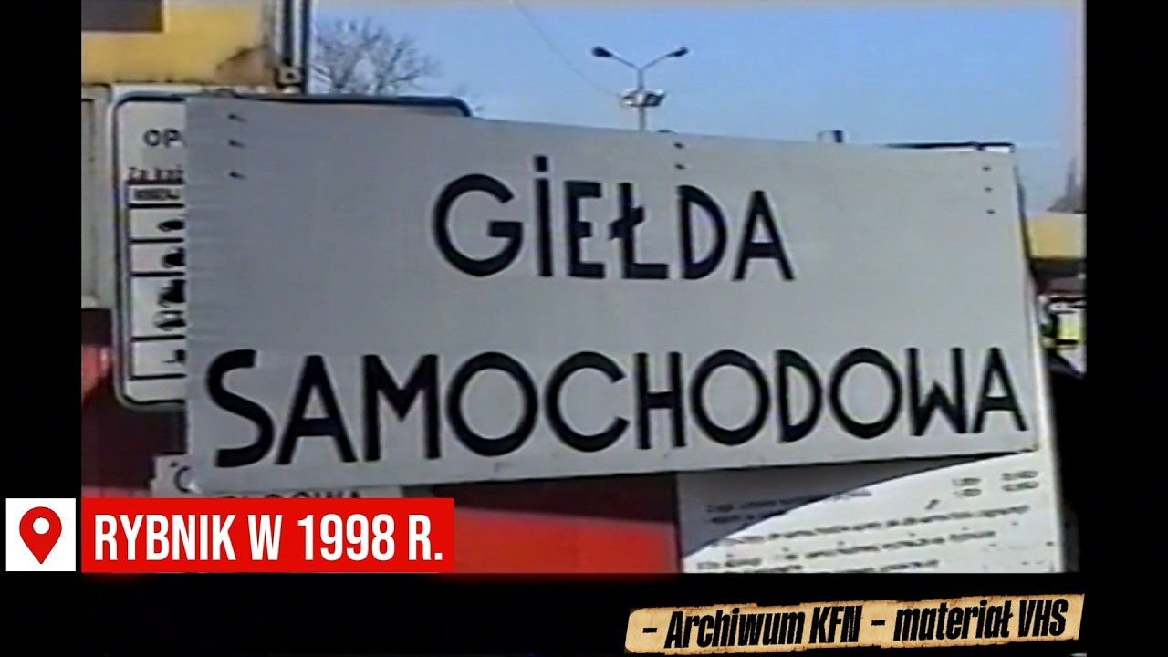 👉 Rybnik w 1998 🕰️ Tak wyglądało nasze miasto! [ARCHIWUM VHS]