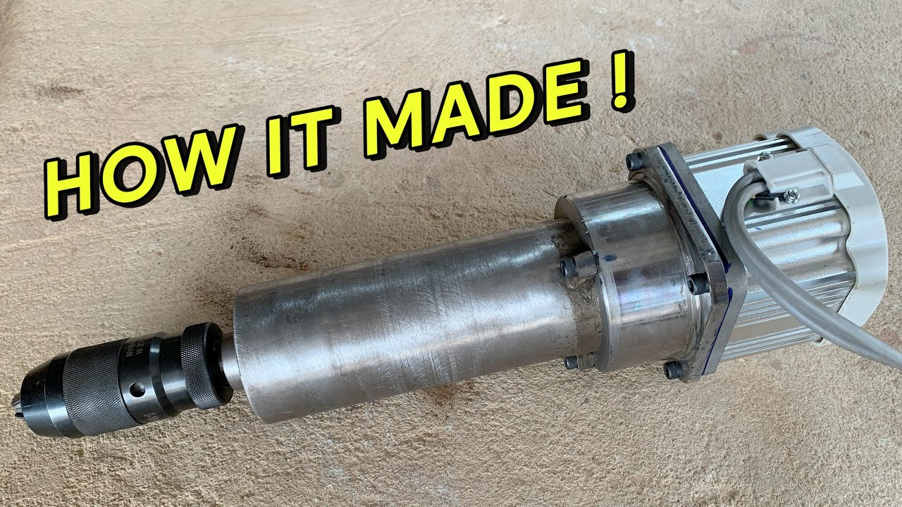 Build Your OWN Drilling Spindle Motor From Scratch!