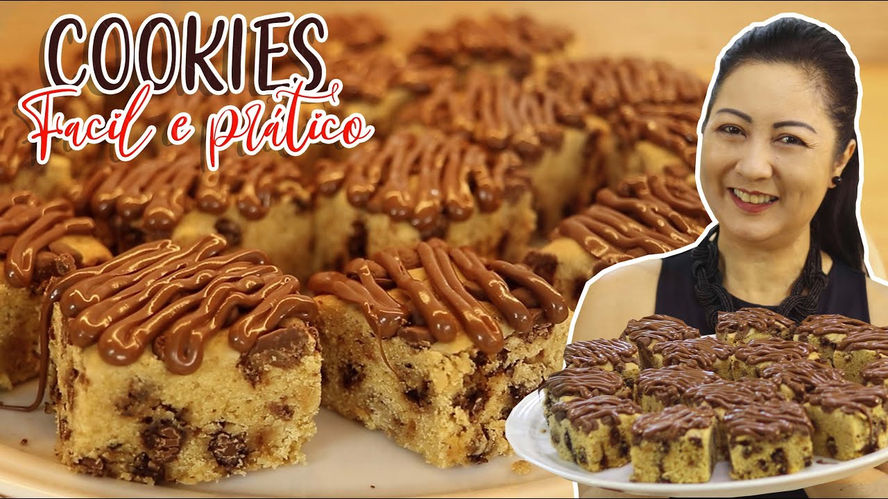 RECEITA MAIS FÁCIL QUE VOCÊJÁ VIU- QUADRADINHOS DE COOKIES- PURA GOSTOSURA-FAÇA E VENDA-DIKA DA NAKA