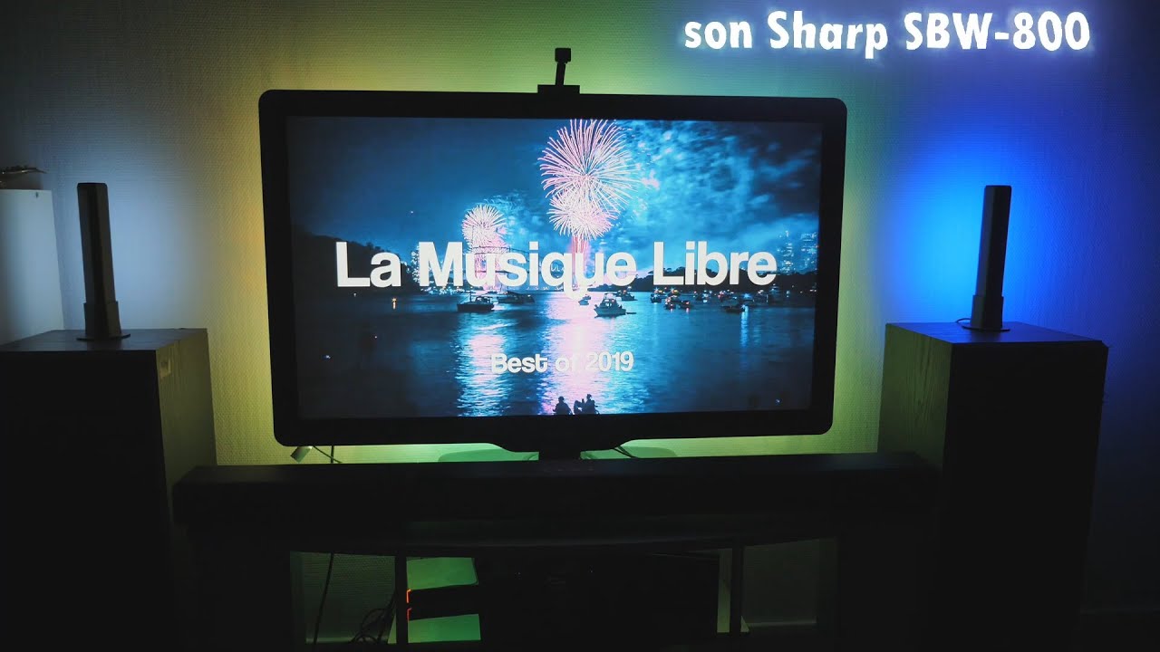 TEST DE LA BARRE DE SON SHARP HTSB W800 !! sharp htsb w800