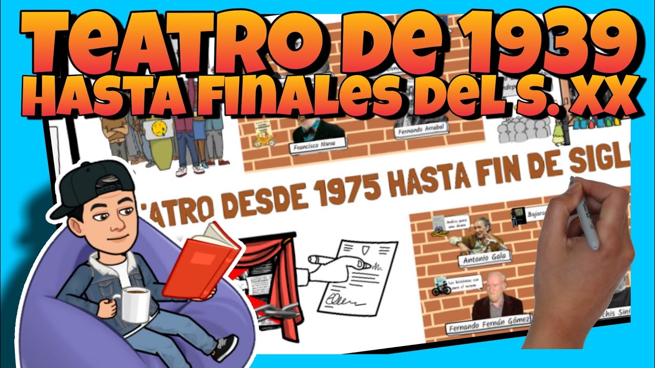 💀 El TEATRO de 1939 hasta FINALES del SIGLO XX | LITERATURA para la EVAU