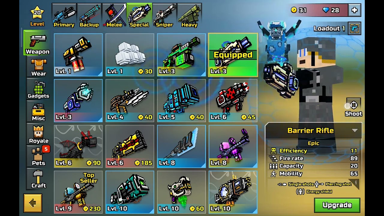 Is my First Loadout good? (pixel gun)