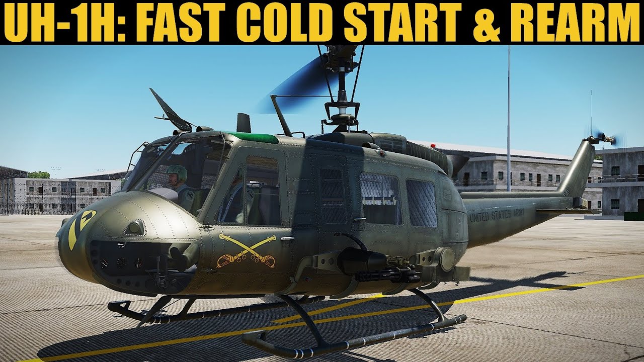 UH-1H Huey: Fast Cold Start & Rearm Tutorial | DCS WORLD
