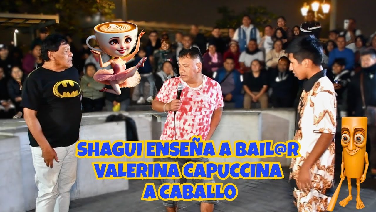 SHAGUI ENSEÑA A BAILAR VALERINA CAPUCCINA A CABALLO
