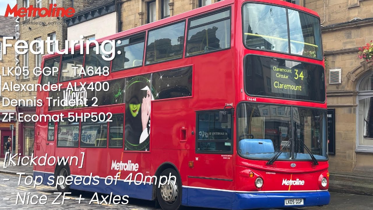 [KICKDOWN] Featuring ex Metroline Preserved LK05 GGP TA648 Dennis Trident 2 Alexander ALX400