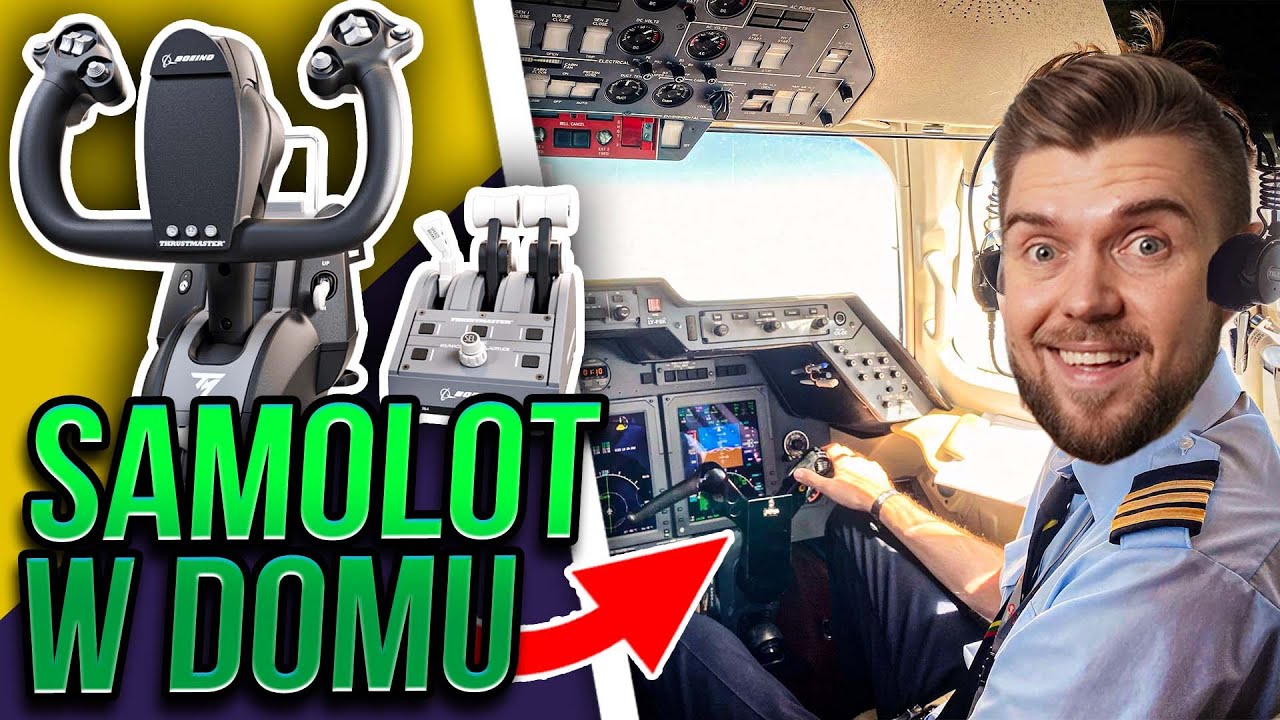 ZOSTAŃ PILOTEM W 1 DZIEŃ! Thrustmaster TCA Yoke Pack - test