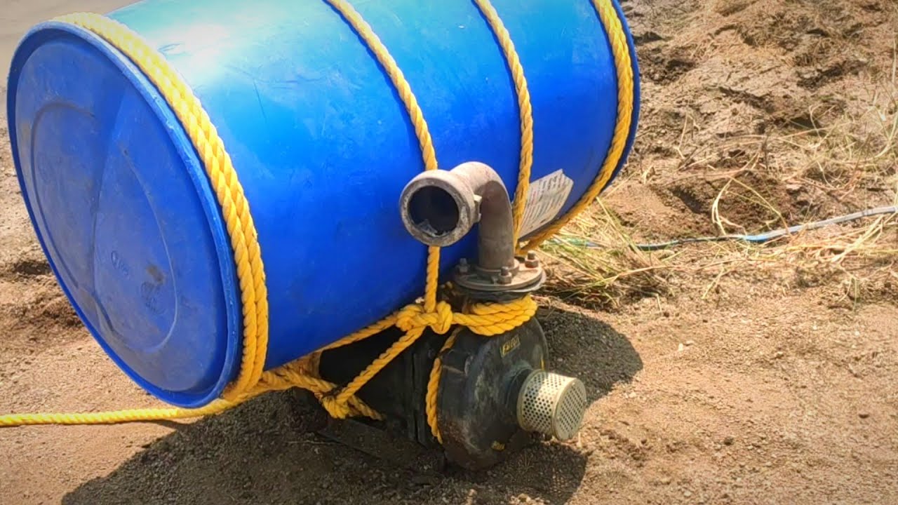 Water pump installation & तालाब में पानी की मोटर कैसे फिटिंग करे || Falcon Submersible Pump 7.5 Hp