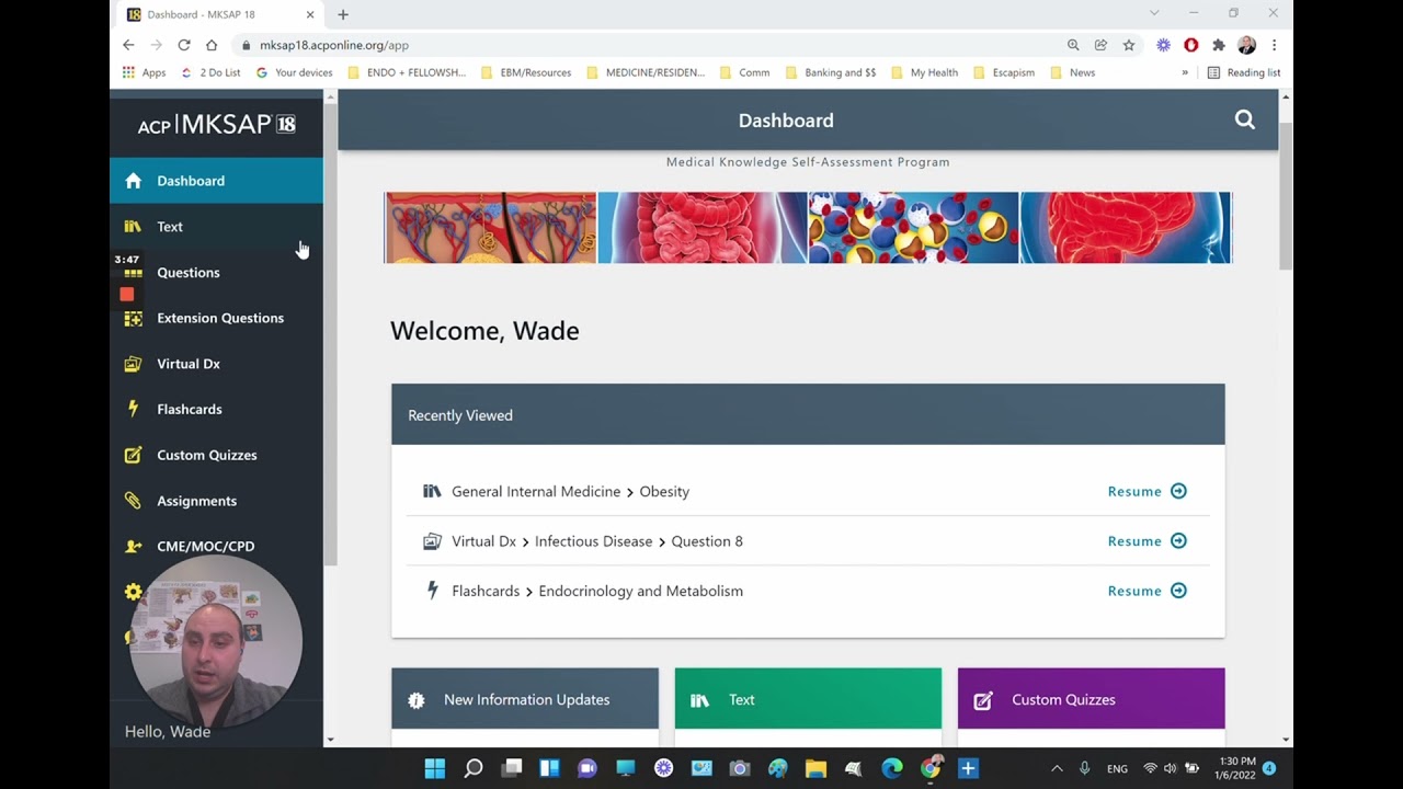 WOC: MKSAP Online Access