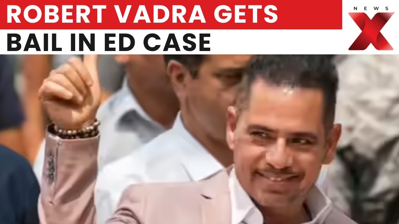 Robert Vadra Granted Bail in ED&rsquo;s Shikohpur Land Deal Case | Latest News | NewsX