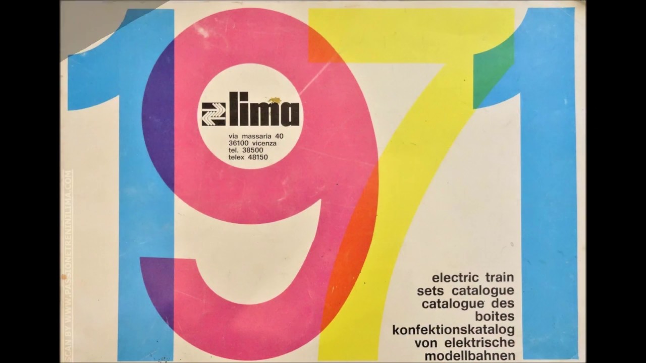 Lima Train Set Catalogue International 1971
