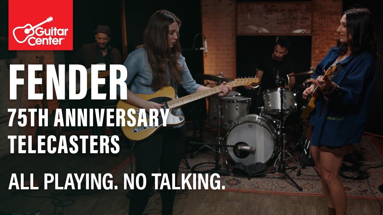 Fender 75th Anniversary Telecaster Jam | Molly Miller Trio with Angela Petrilli