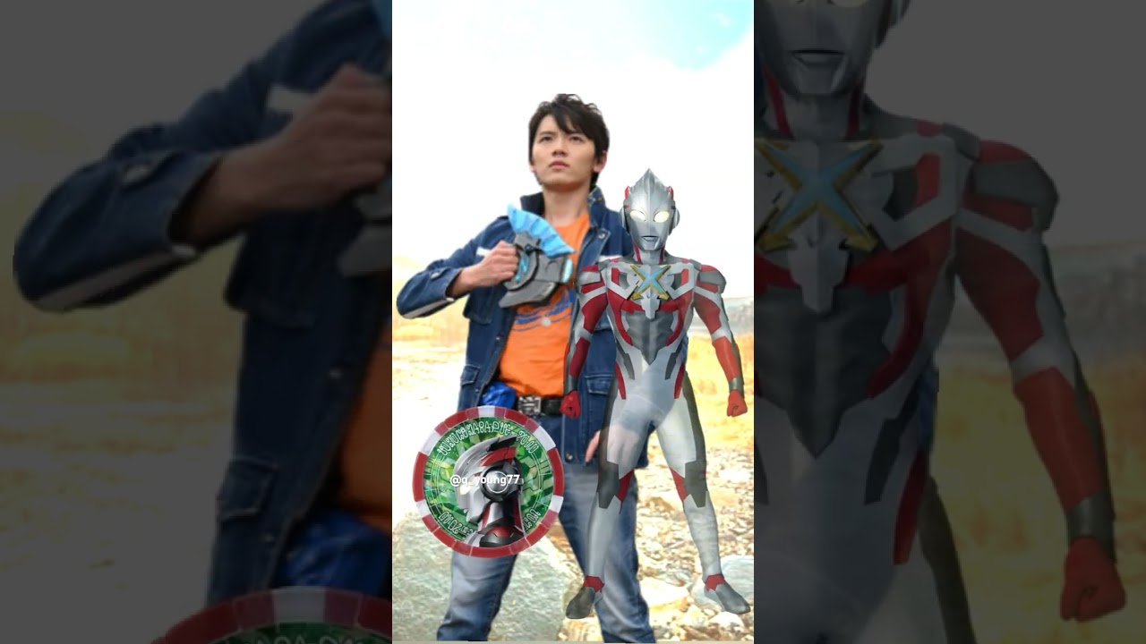 🌿 Riku Asakura henshin to Ultraman Geed galaxy Rising #ultraman #ultramangeed #fyp