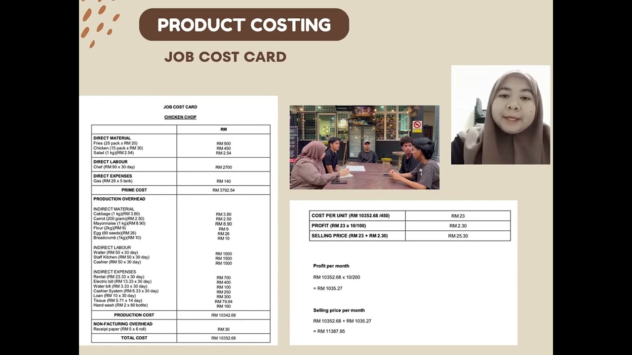 ACC 116 VIDEO PRESENTATION- JOB COSTING