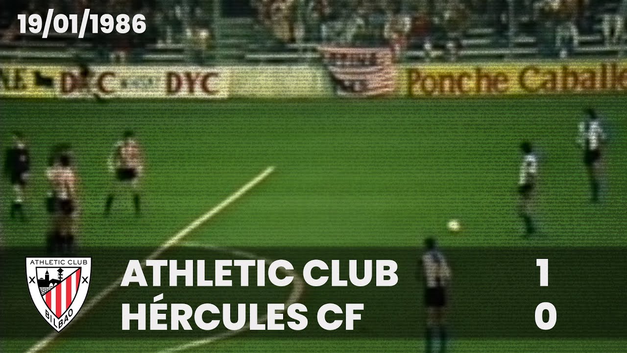 ⚽️ [Liga 85/86] J21 I Athletic Club 1 - Hércules CF 0 I LABURPENA