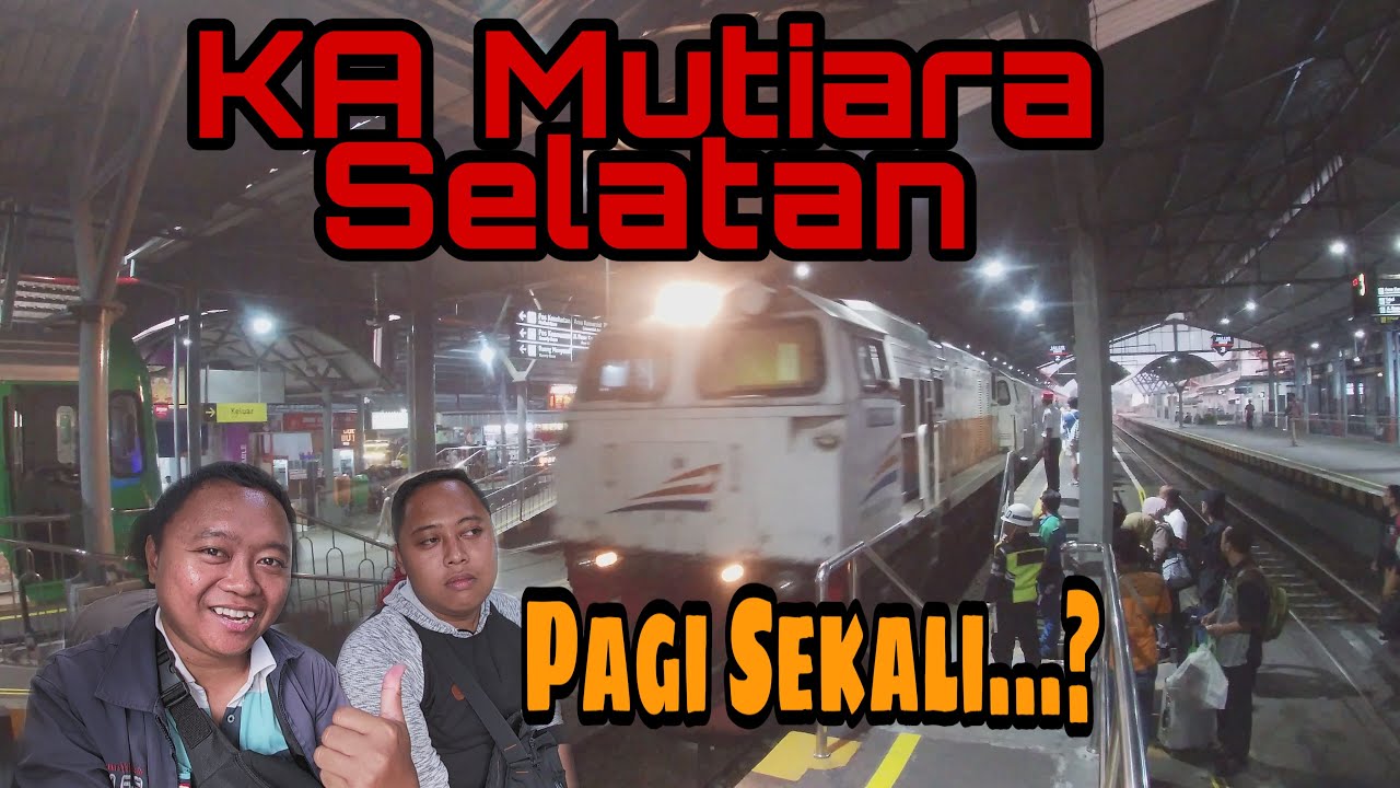 KERETA API PAGI SEKALI | Naik KA Mutiara Selatan Yogya ke Madiun bareng Adijasa