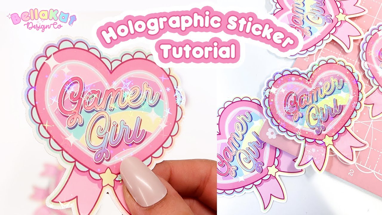 How to Make Holographic Stickers | Types of Holo Film, Where to Buy and How to Apply It!