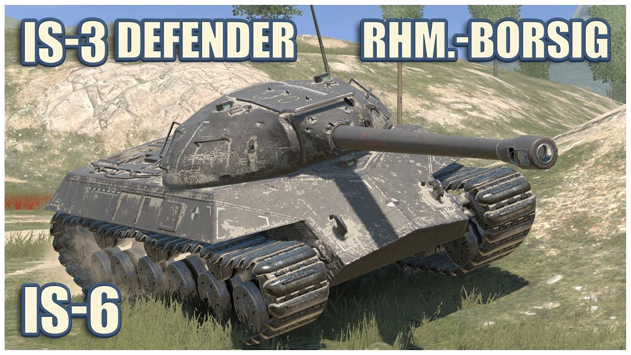 ИС-3 Защитник, ИС-6 & Rhm.-Borsig WT • WoT Blitz Gameplay