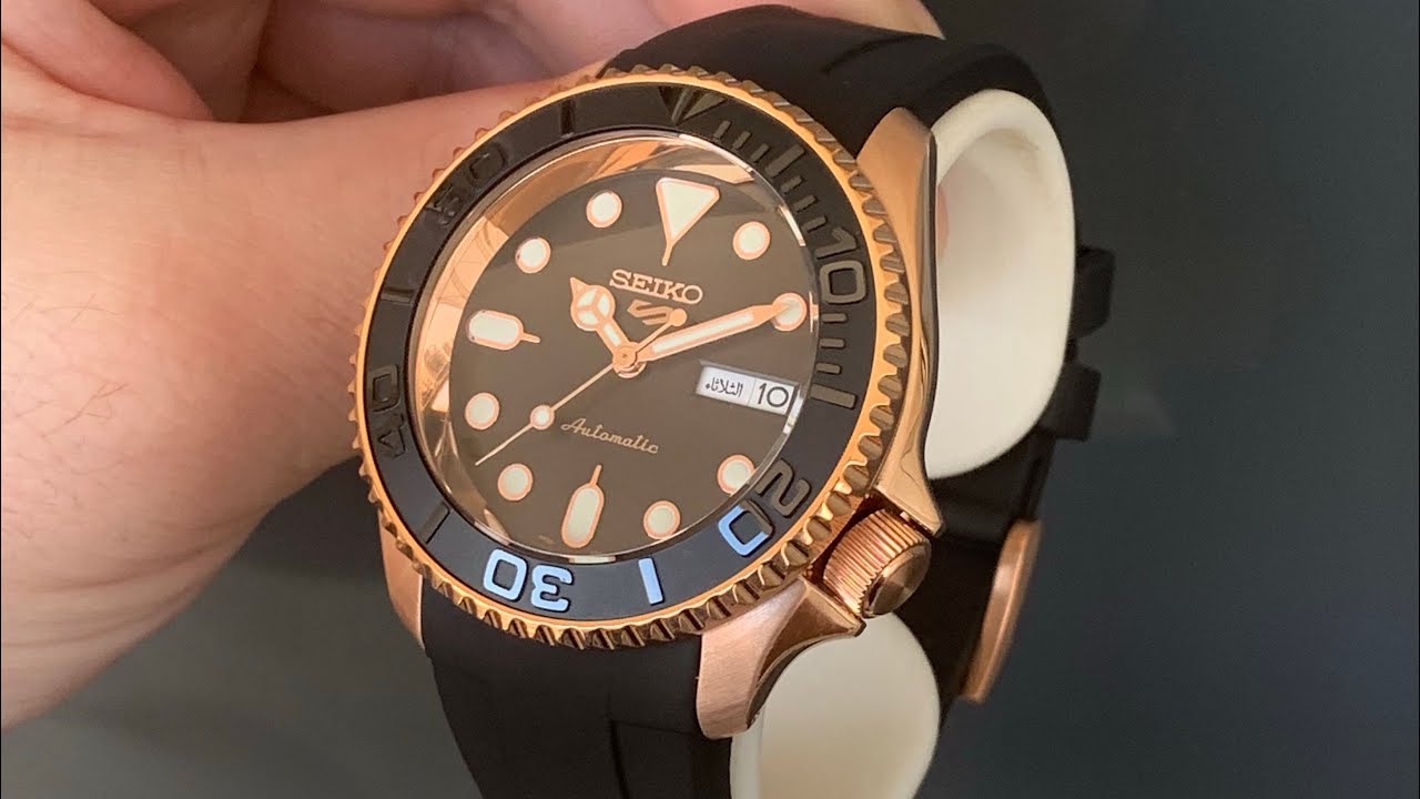 Seiko Yacht-Master Rose Gold! [5KX Mod - SRPD76K1] @SeikoModsDubai