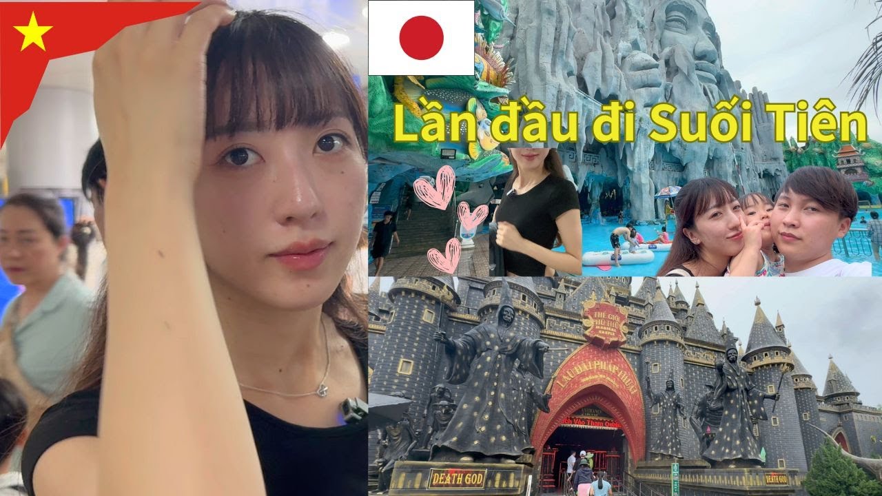 Lần đầu cho Vợ Con đi Suối Tiên | Kanako và Rui sợ không dám mở mắt | Gia đình Việt Nhật