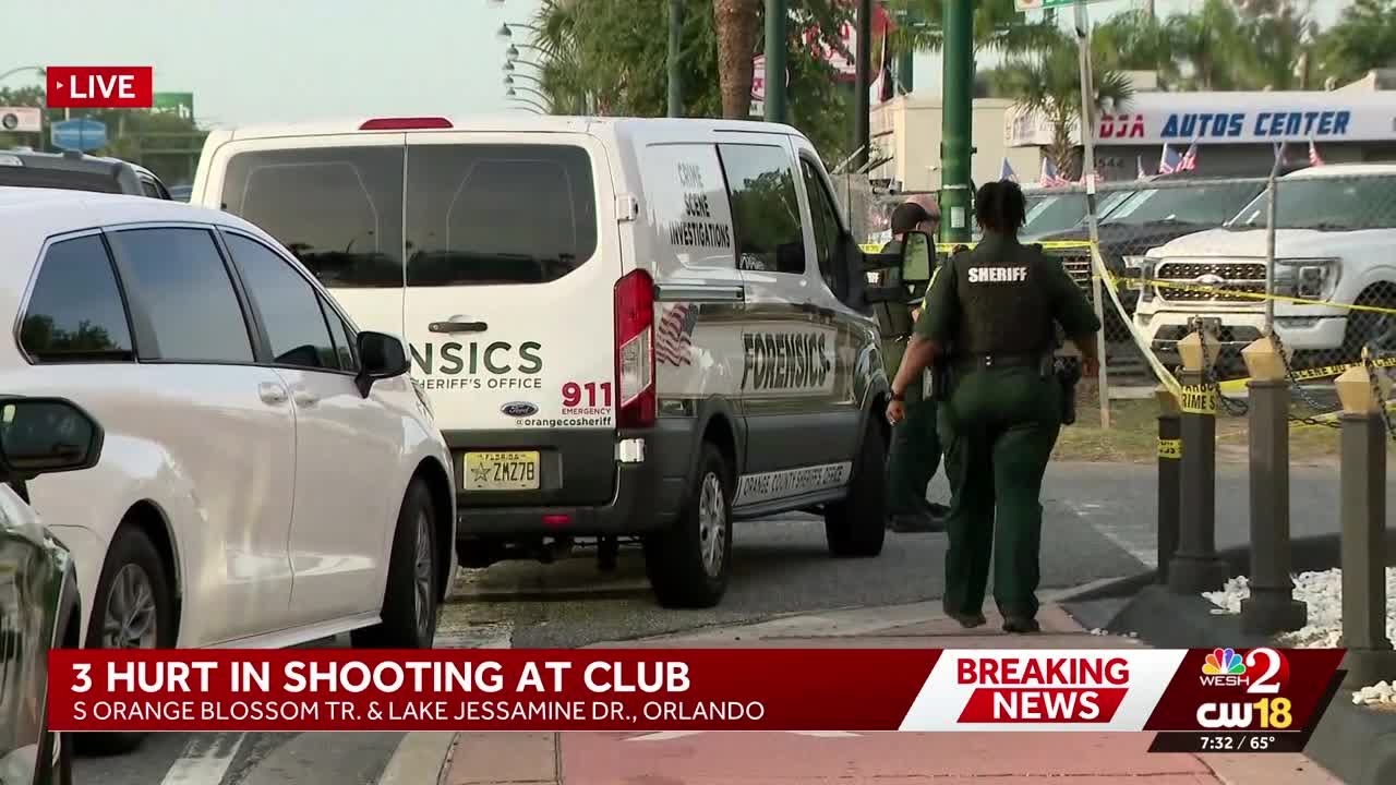 3 hospitalized after shooting at Orlando nightclub, deputies say