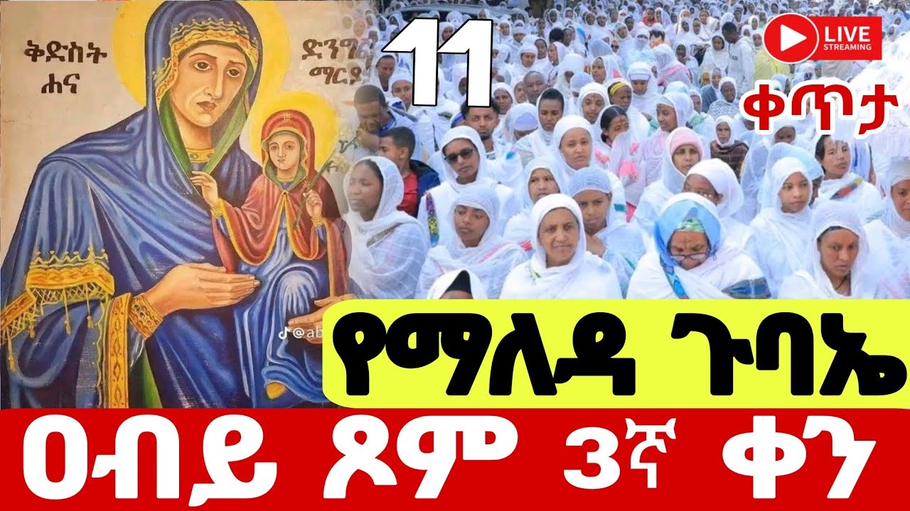 🛑 live #ዐብይ_ጾም_3ኛ_ቀን #የማለዳ_ጉባኤ #ቀጥታ_ከቅድስት_ሐና_ማርያም  #Ethiopian_Orthodox_mezmur @hosaenatube1