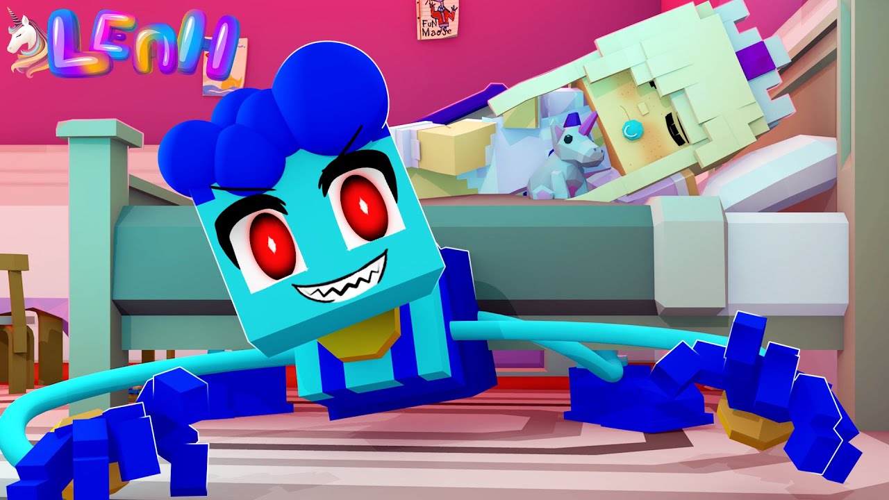 Daddy Long Legs Munster LIVES UNDER MY BED... Minecraft