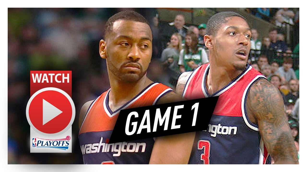 John Wall & Bradley Beal Game 1 ECSF Highlights vs Celtics 2017 Playoffs - 47 Pts, 16 Ast for Wall