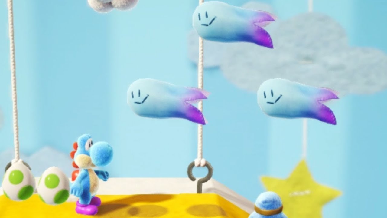 Yoshi's Crafted World - 100% Walkthrough - Stitched Together - Front & Flip Side