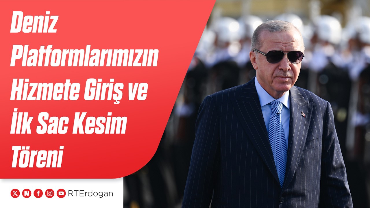 Deniz Platformlarımızın Hizmete Giriş, Bayrak &Ccedil;ekme ve İlk Sac Kesim T&ouml;reni