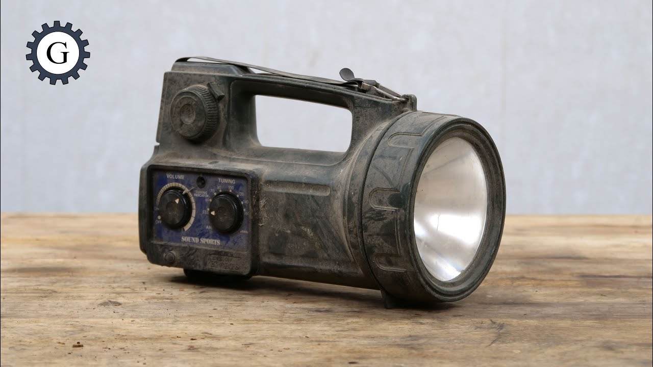 Vintage Radio Flashlight LED Conversion