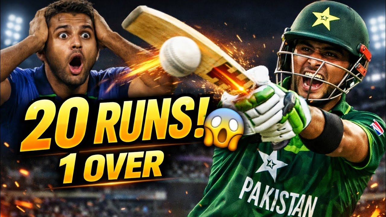 SAIM AYUB EXPLODES! 😱 20 RUNS IN 1 OVER | First Ball LONG SIX 🔥 | Real Cricket 