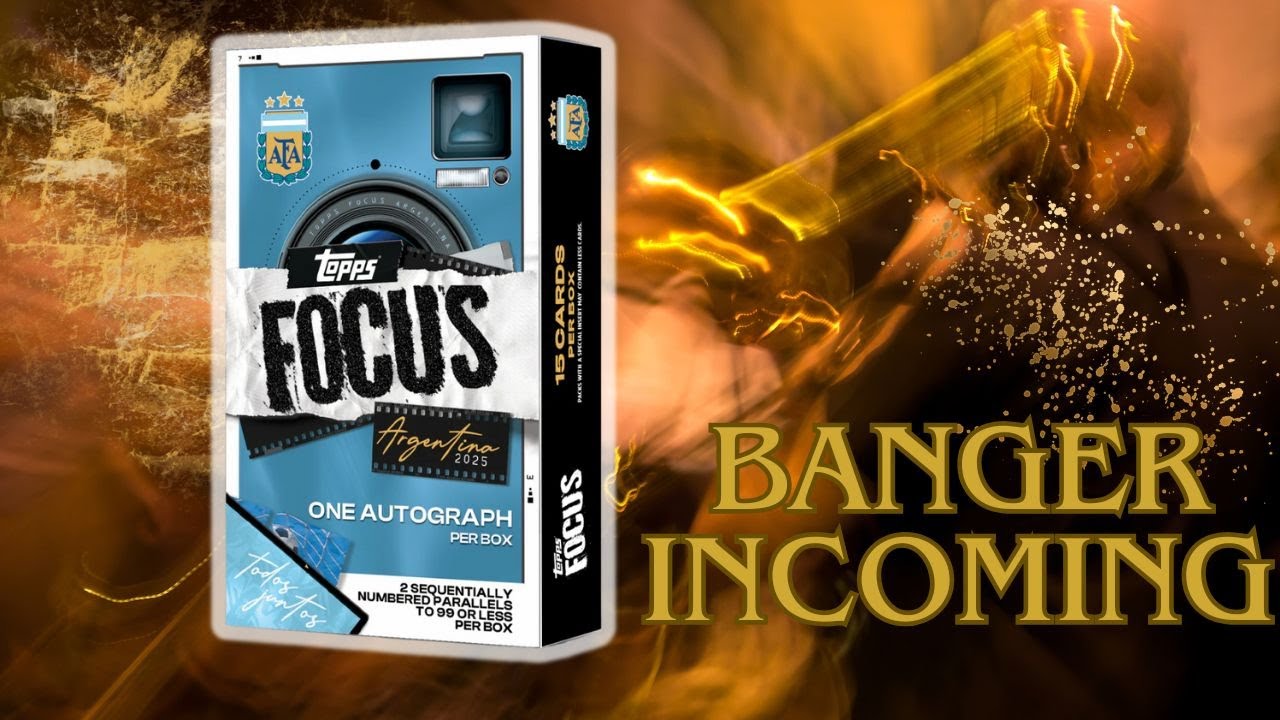 🔥 2025 Topps Focus ARGENTINA Box Break – 3x Numbered & Banger /10  🇦🇷💥
