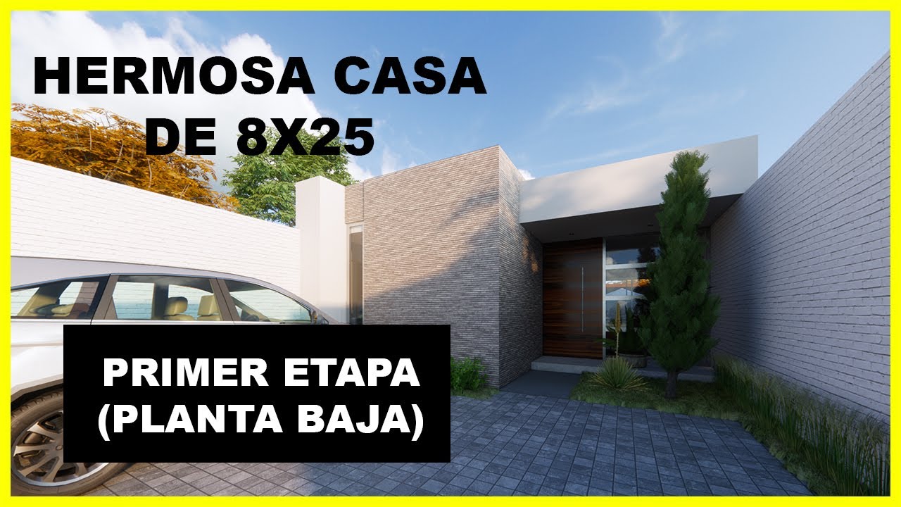 HERMOSA CASA DE 8X25 PARTE 1/2 (PLANTA BAJA) CON INCREÍBLE JARDÍN INTERIOR Y EXCELENTE DISTRIBUCIÓN