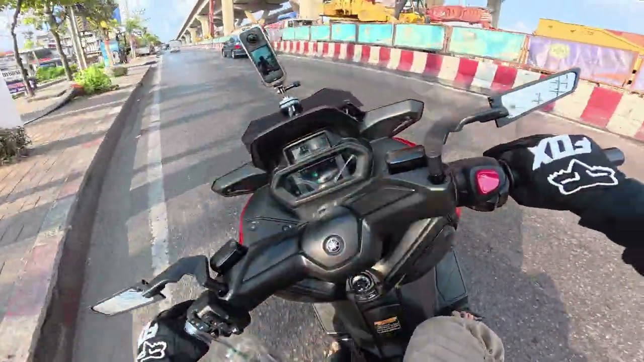 XMAX300 บันทึกการขี่ 8กุมภาพันธ์69