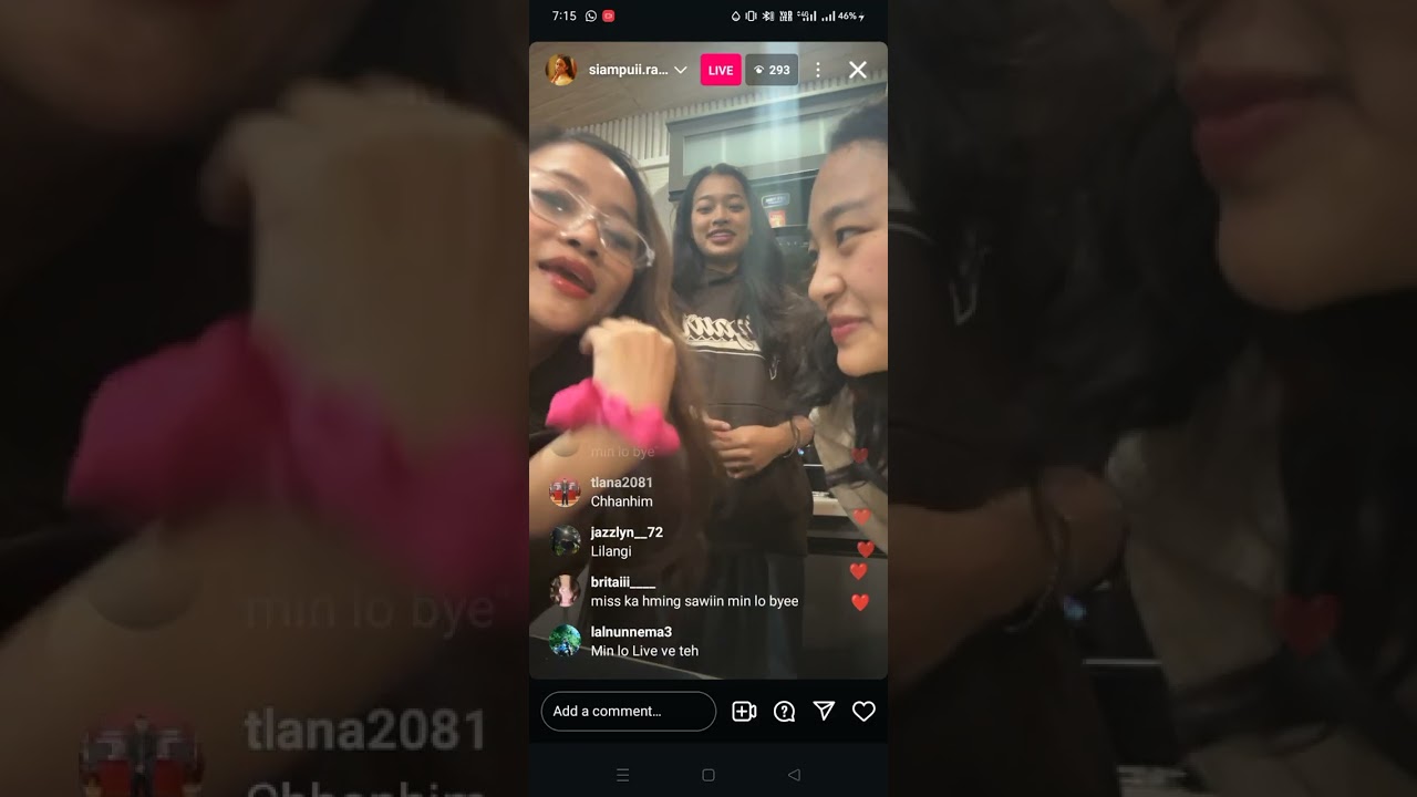 Lilac, Siampuii leh ruatpuii live