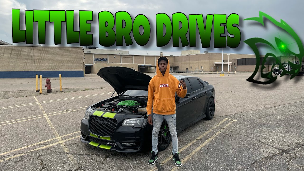 LETTING MY BABY BROTHER DRIVE MY HELLCAT