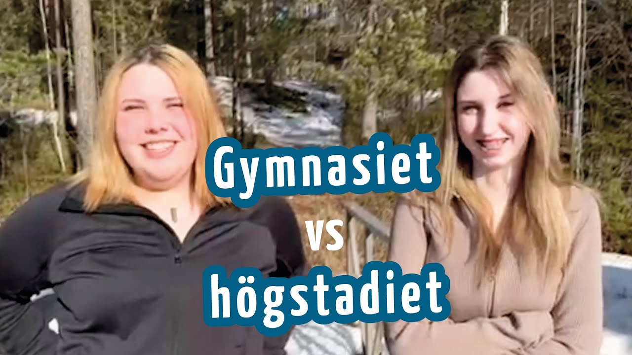 Gymnasiet vs h&ouml;gstadiet - 