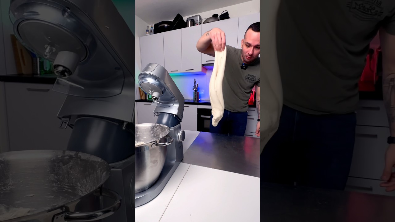 Sai impastare in planetaria? #pizza #pizzafattaincasa #impasto