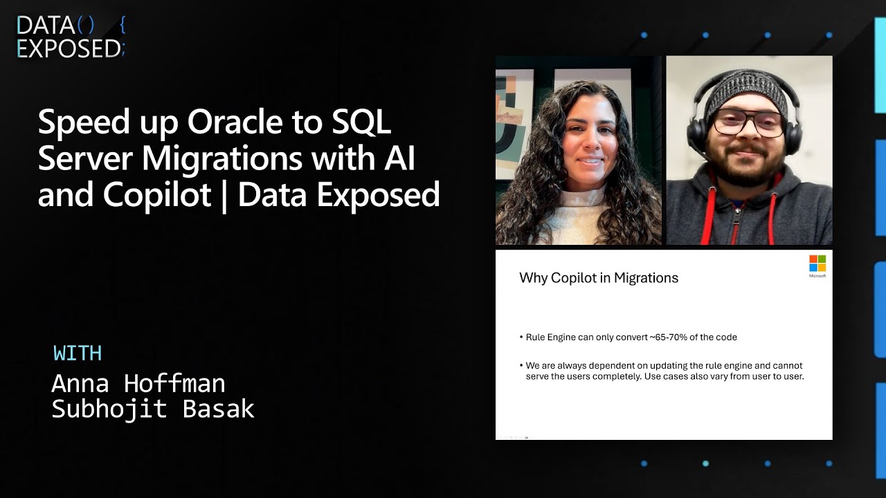 Ускорьте миграцию с Oracle на SQL Server с помощью ИИ и Copilot | Data Exposed