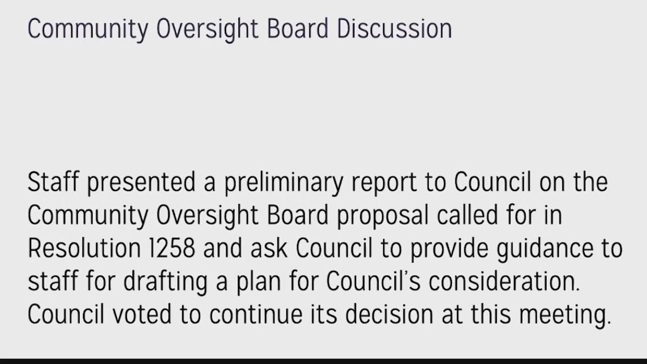 SC Borough Council Moves forward Community Oversight Board