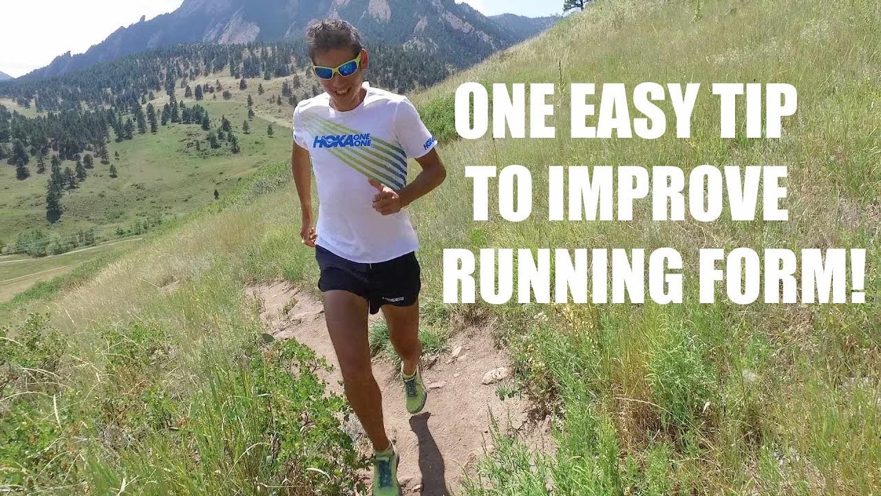 ONE WEIRD TIP TO IMPROVE RUNNING FORM! RUN TECHNIQUE by Sage Canaday